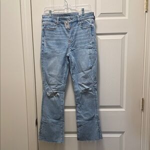 American Eagle ~ High Rise Distressed Jeans ~ Size 10 SHORT